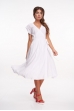 Платье с запахом в мелкий горошек