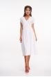 Платье с запахом в мелкий горошек