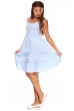 Сарафан летний в голубую полоску